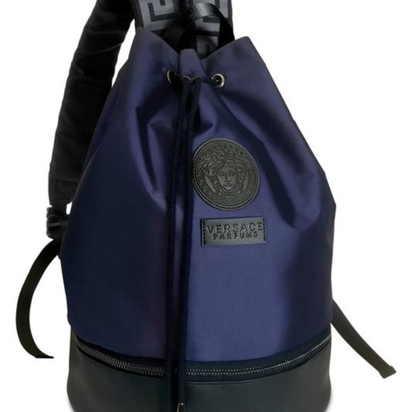 Versace top blue backpack
